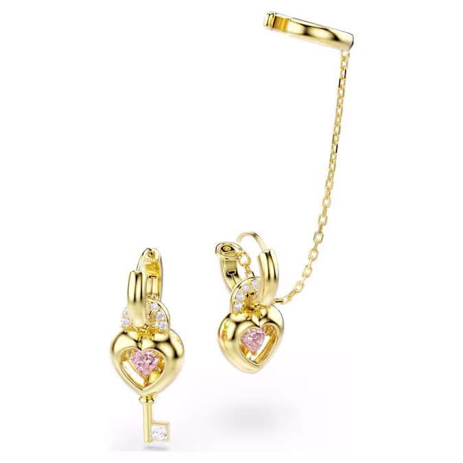 Idyllia drop earrings with ear cuff